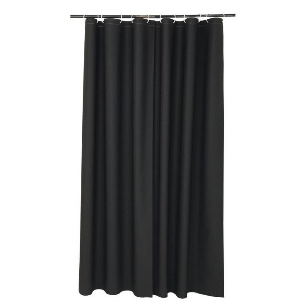 Paris Prix Rideau de Douche PEVA  Vitamine II  180x200cm Noir