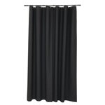 Paris Prix Rideau de Douche PEVA  Vitamine II  180x200cm Noir