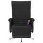 Voir la diapositive 3 : VIDAXL Fauteuil inclinable de massage repose-pieds noir similicuir
