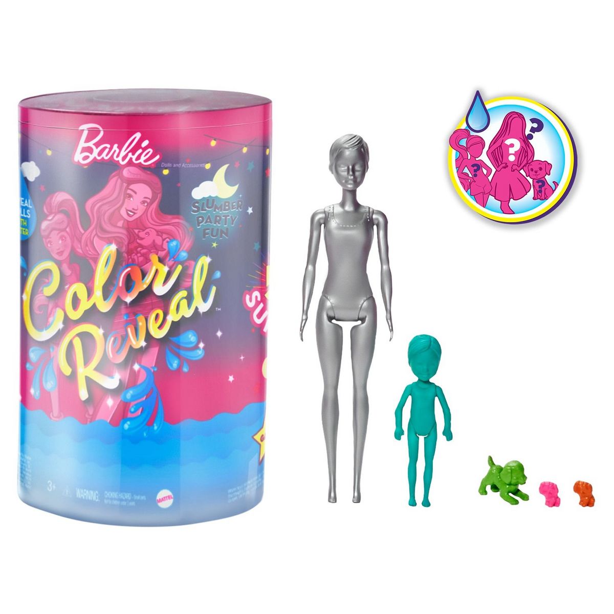 BARBIE Poupée Barbie colour Reveal Mega Treats 