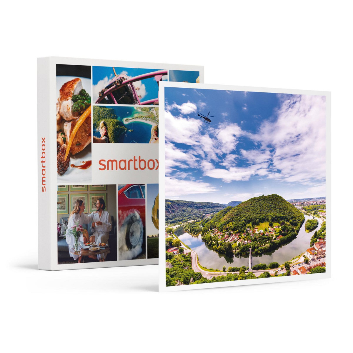 Smartbox Vol en hélicoptère de 20 min pour 2 au-dessus de Besançon - Coffret Cadeau Sport & Aventure