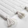 Voir la diapositive 4 : Douceur d'Intérieur Tapis de bain Manteca en coton tufté - 50 x 80 cm - Blanc