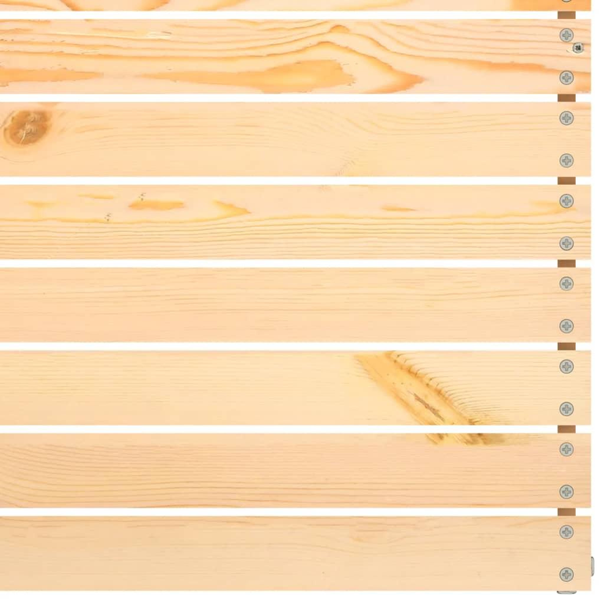 Voir la diapositive 5 : VIDAXL Canape d'angle de jardin bois de pin massif
