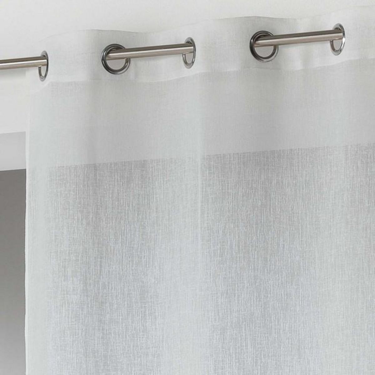 Paris Prix Rideau Voilage à Œillets  Carlin  140x240cm Naturel