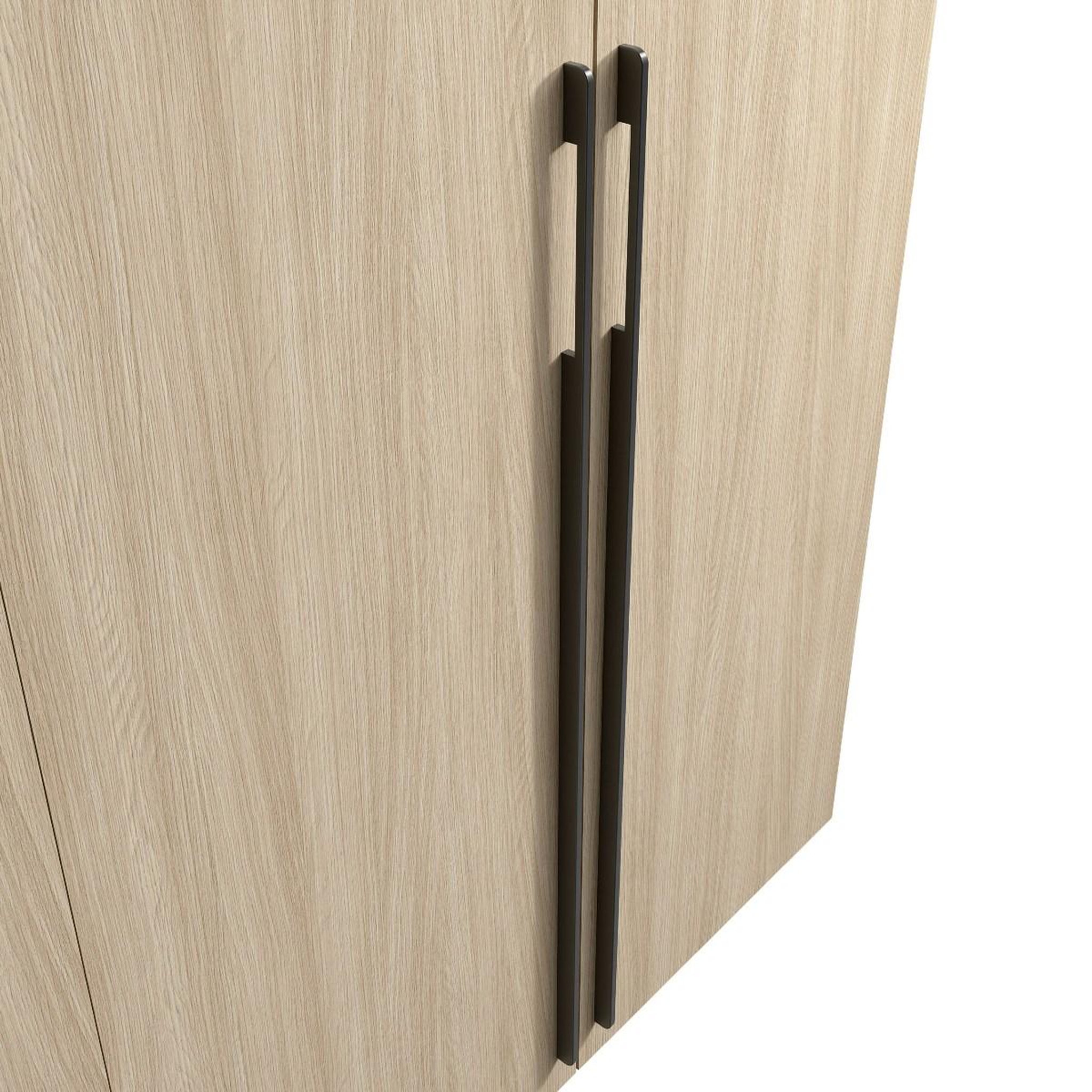 Voir la diapositive 4 : JLC KREATION Armoire moderne en bois 2 portes 90cm orelia