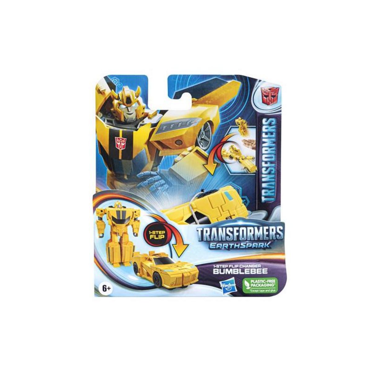 TRANSFORMERS Figurine Transformers EarthSpark 1 Step Flip Changer Modèle aléatoire