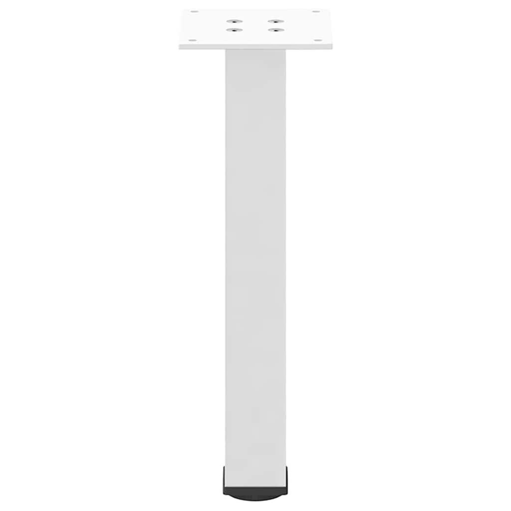 Voir la diapositive 5 : VIDAXL Pieds de table basse 4 pcs blanc 42-44 cm acier