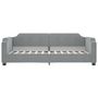 Voir la diapositive 4 : VIDAXL Lit de jour avec matelas gris clair 100x200 cm tissu