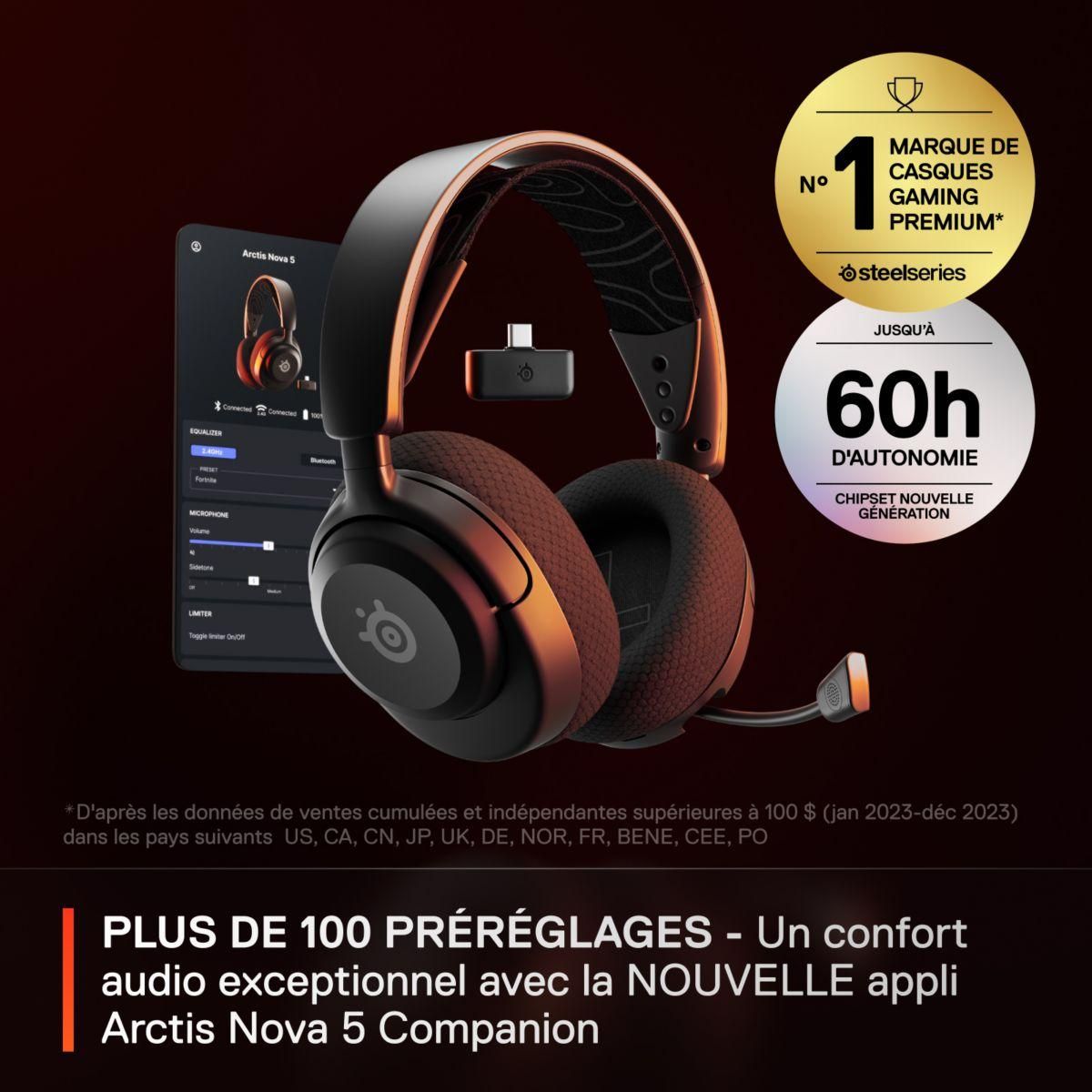 STEEL SERIES Casque gamer Arctis Nova 5