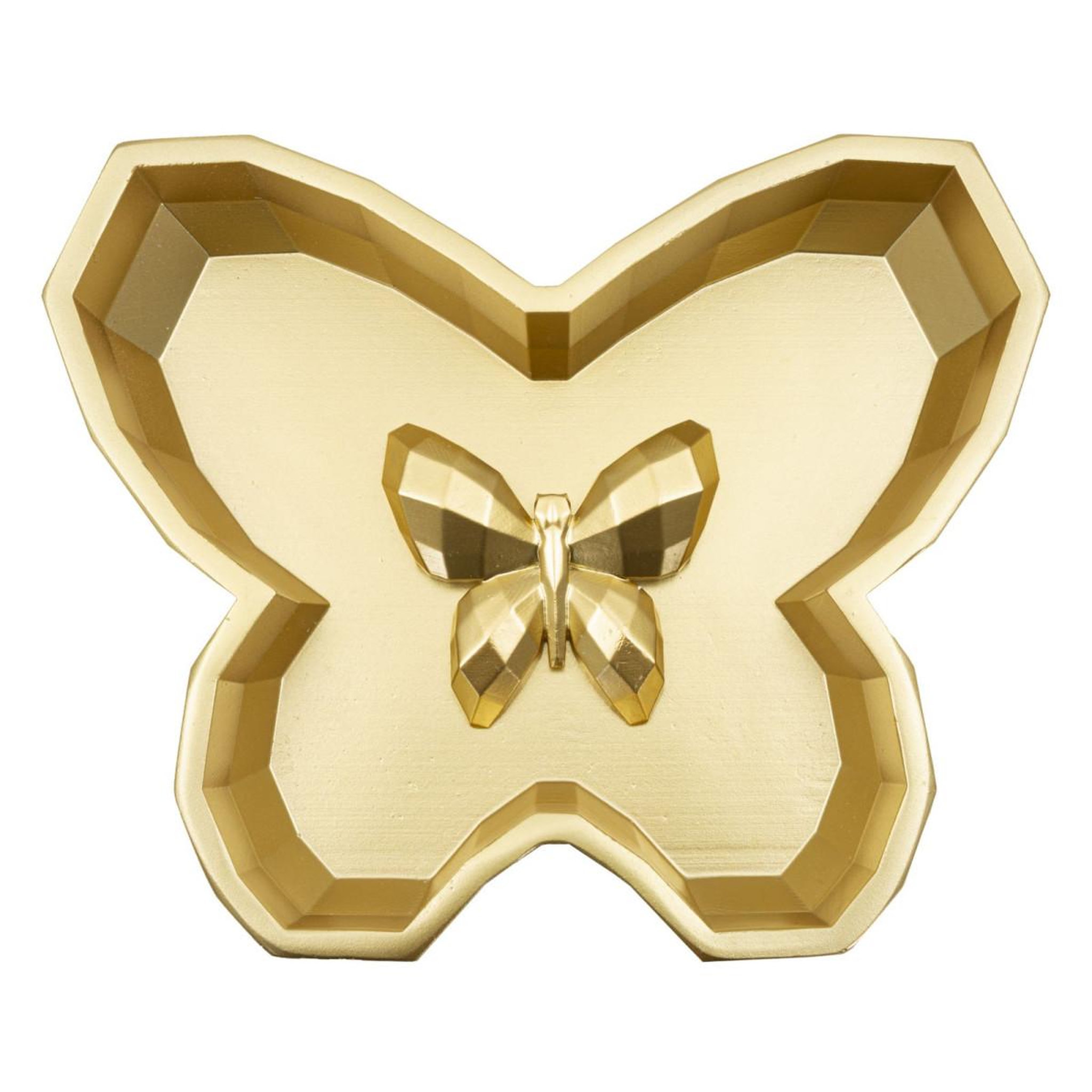 Paris Prix Vide-poche design  butterfly  20cm or