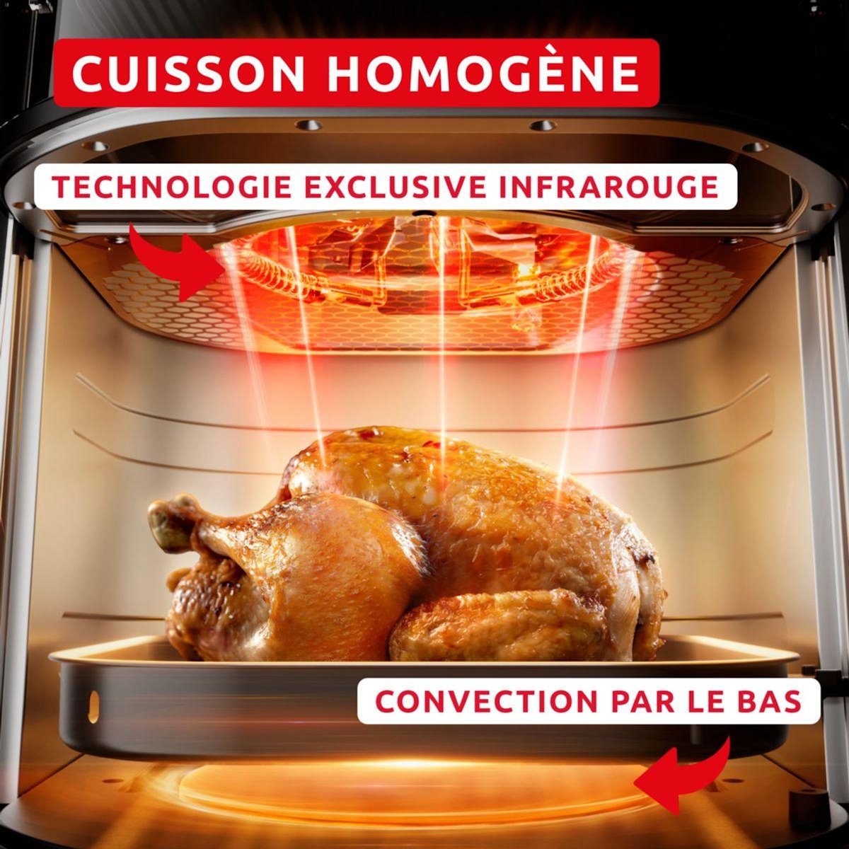 MOULINEX Friteuse sans huile EASY FRY INFRARED 7L BLACK EZ8328F0