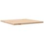 Voir la diapositive 4 : VIDAXL Dessus de table 50x50x1,7 cm carre bois de pin massif