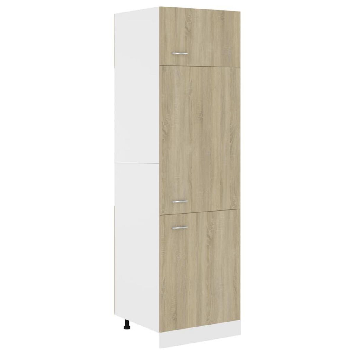 VIDAXL Armoire de refrigerateur Chene sonoma Bois d'ingenierie