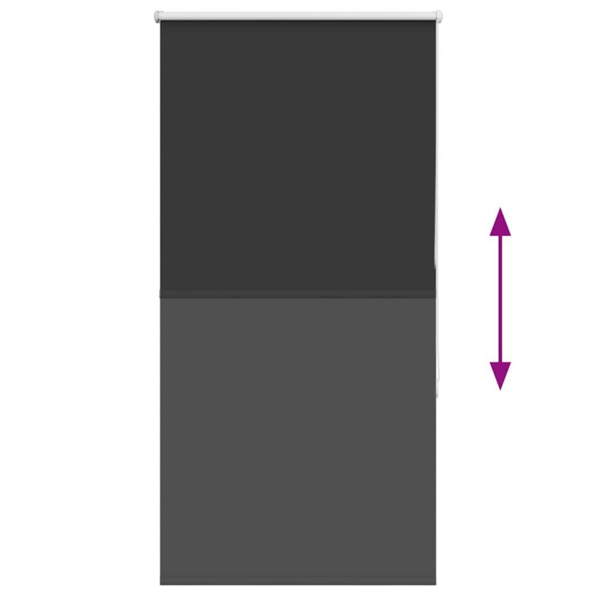 VIDAXL Store enrouleur occultant largeur du tissu 70,7 cm polyester