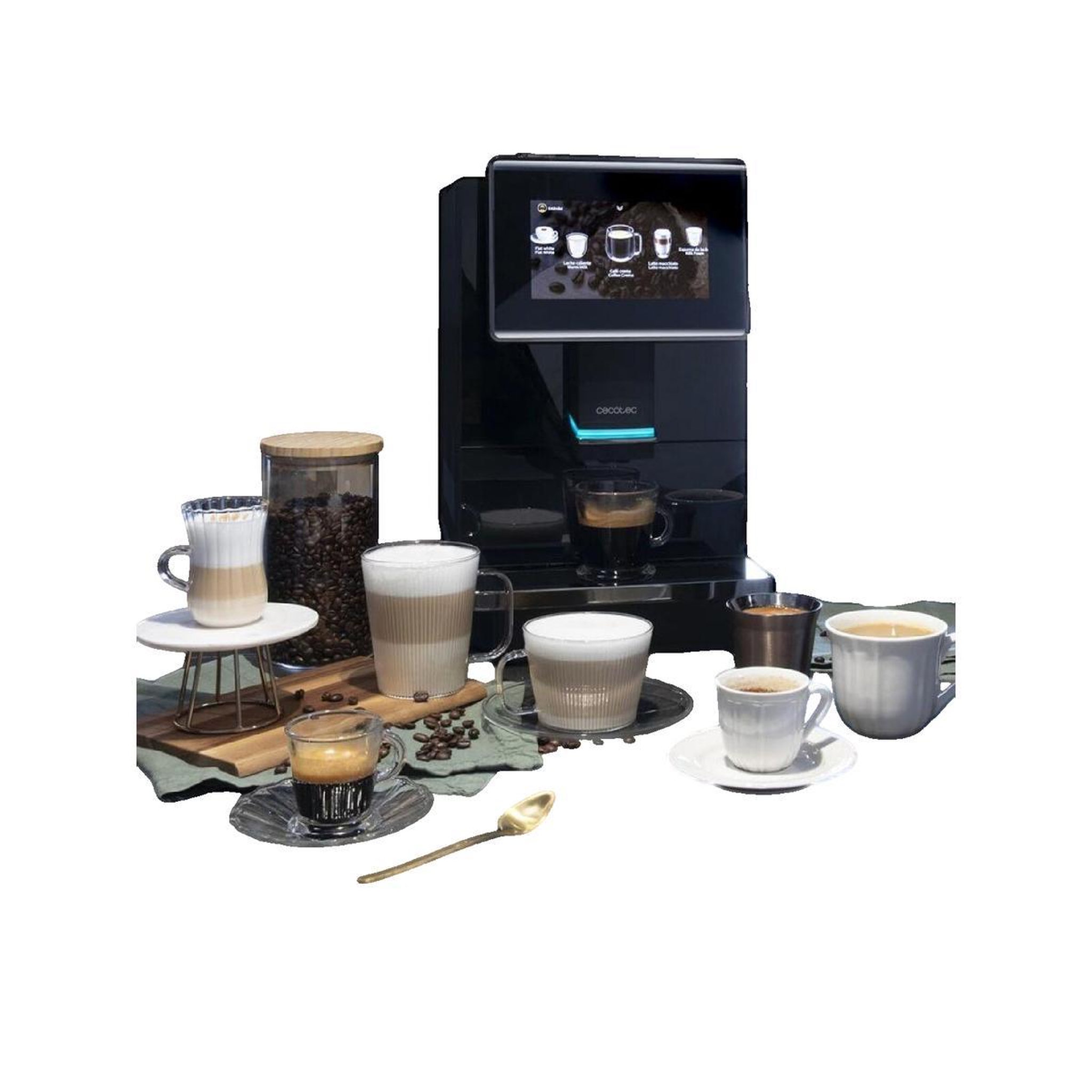 Voir la diapositive 3 : CECOTEC Machine à café cecotec 8435484018036 élégante noire