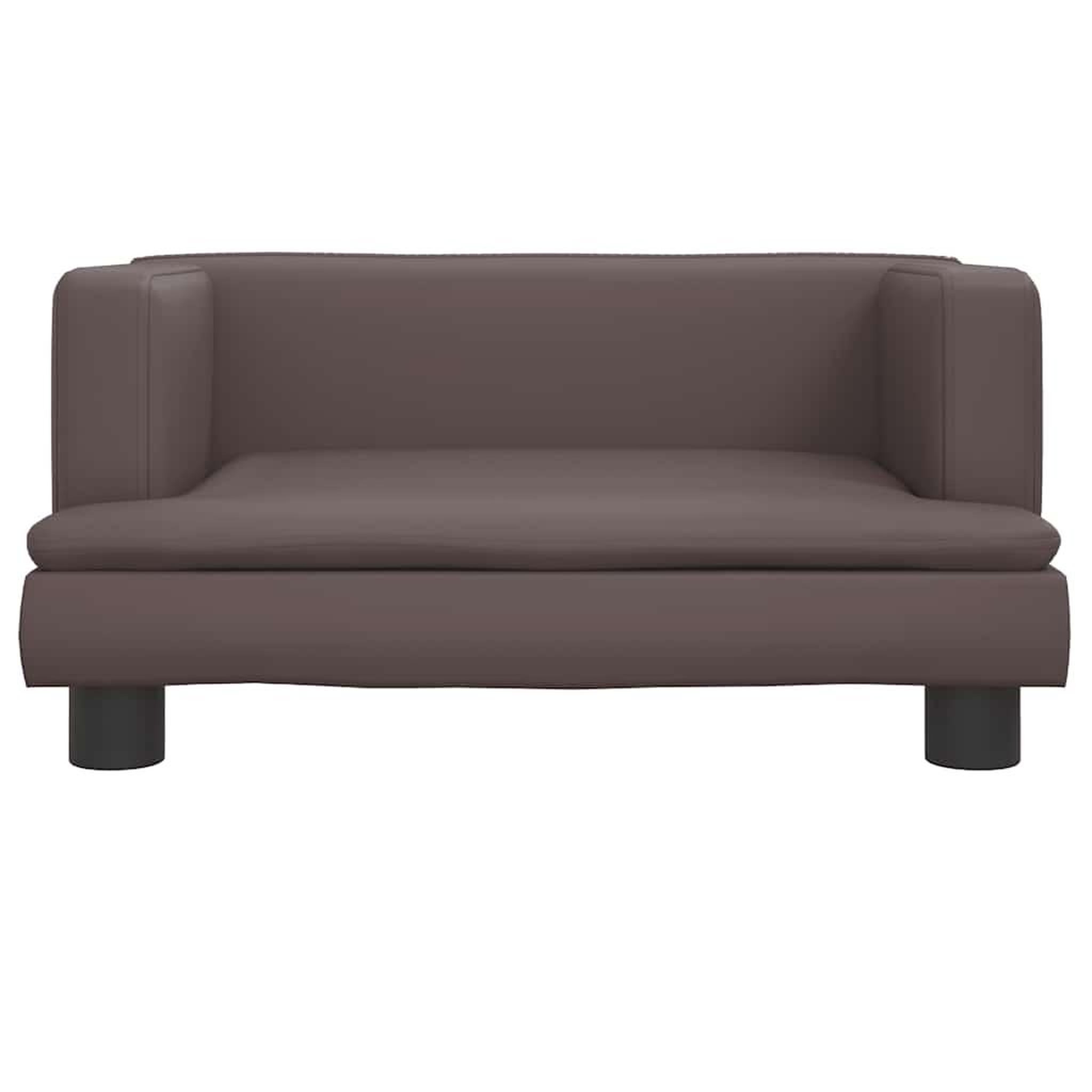 Voir la diapositive 3 : VIDAXL Lit pour chien marron 60x40x30 cm similicuir