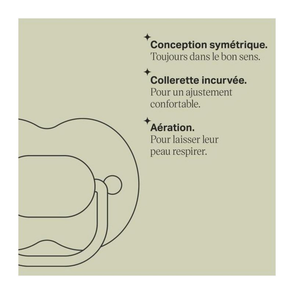 TOMMEE TIPPEE Sucettes - TOMMEE TIPPEE - 6-18 Mois - Lot de 6 - Forme Orthodontique Symétrique, Silicone sans BPA