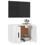 Voir la diapositive 5 : VIDAXL Meuble TV mural Blanc 57x34,5x40 cm