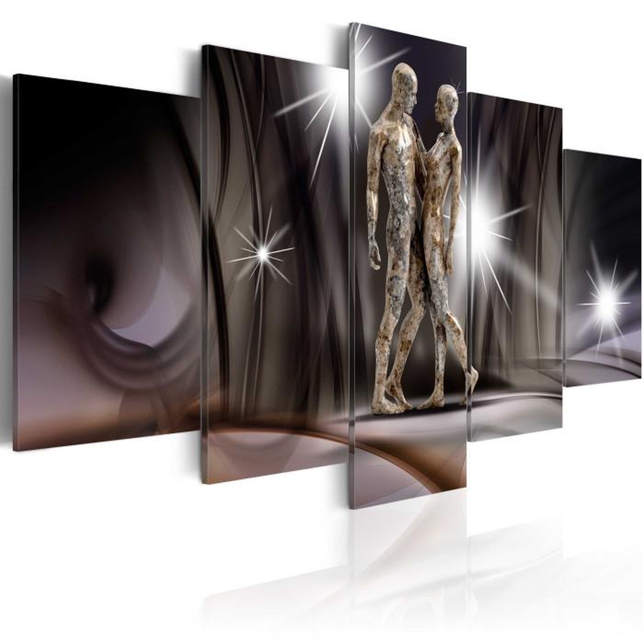 Paris Prix Tableau Imprimé  Golden Touch. Coloris disponibles : Multicolore
