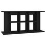 Voir la diapositive 2 : VIDAXL Support pour aquarium noir 120x40x60 cm bois d ingénierie
