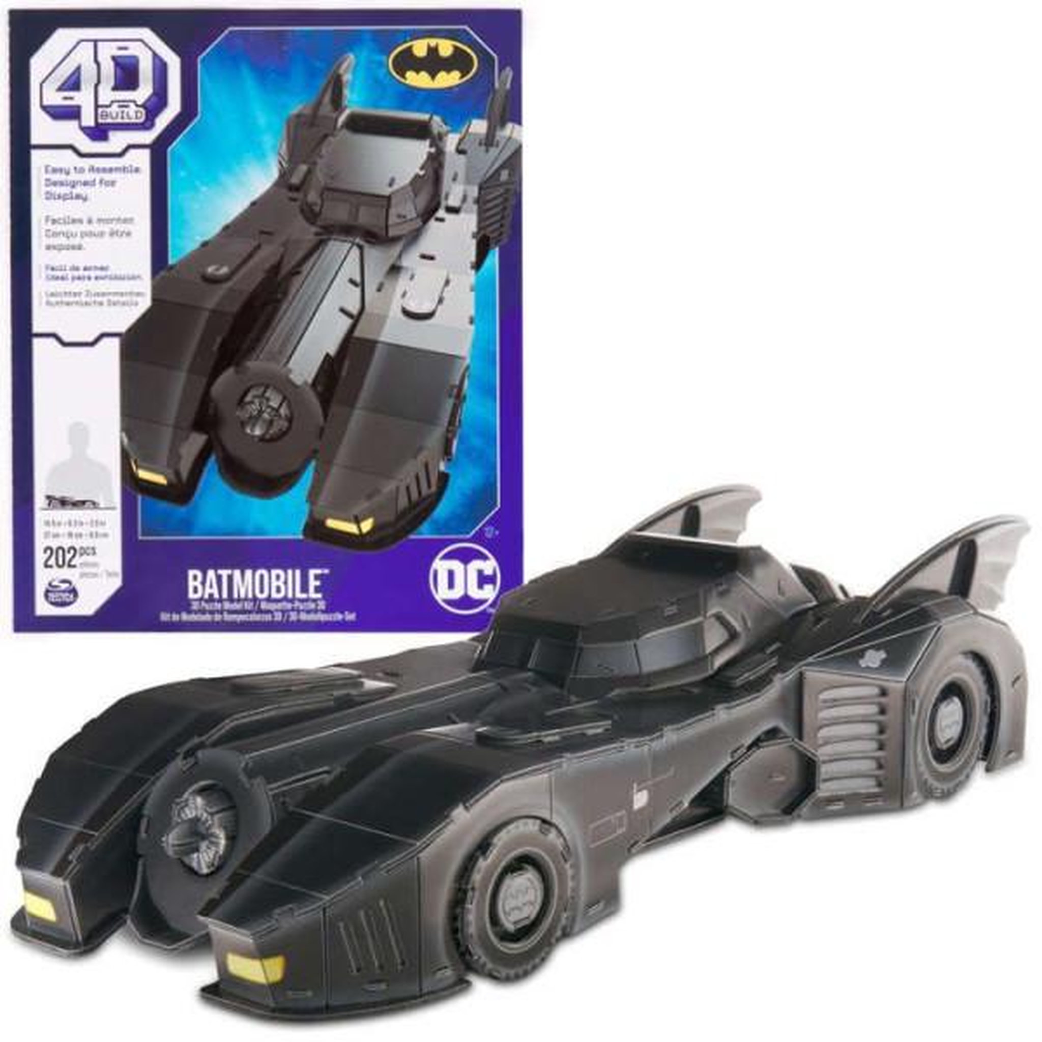 Spin Master Puzzle 4d build batman batmobile modele 3d de voiture a assembler