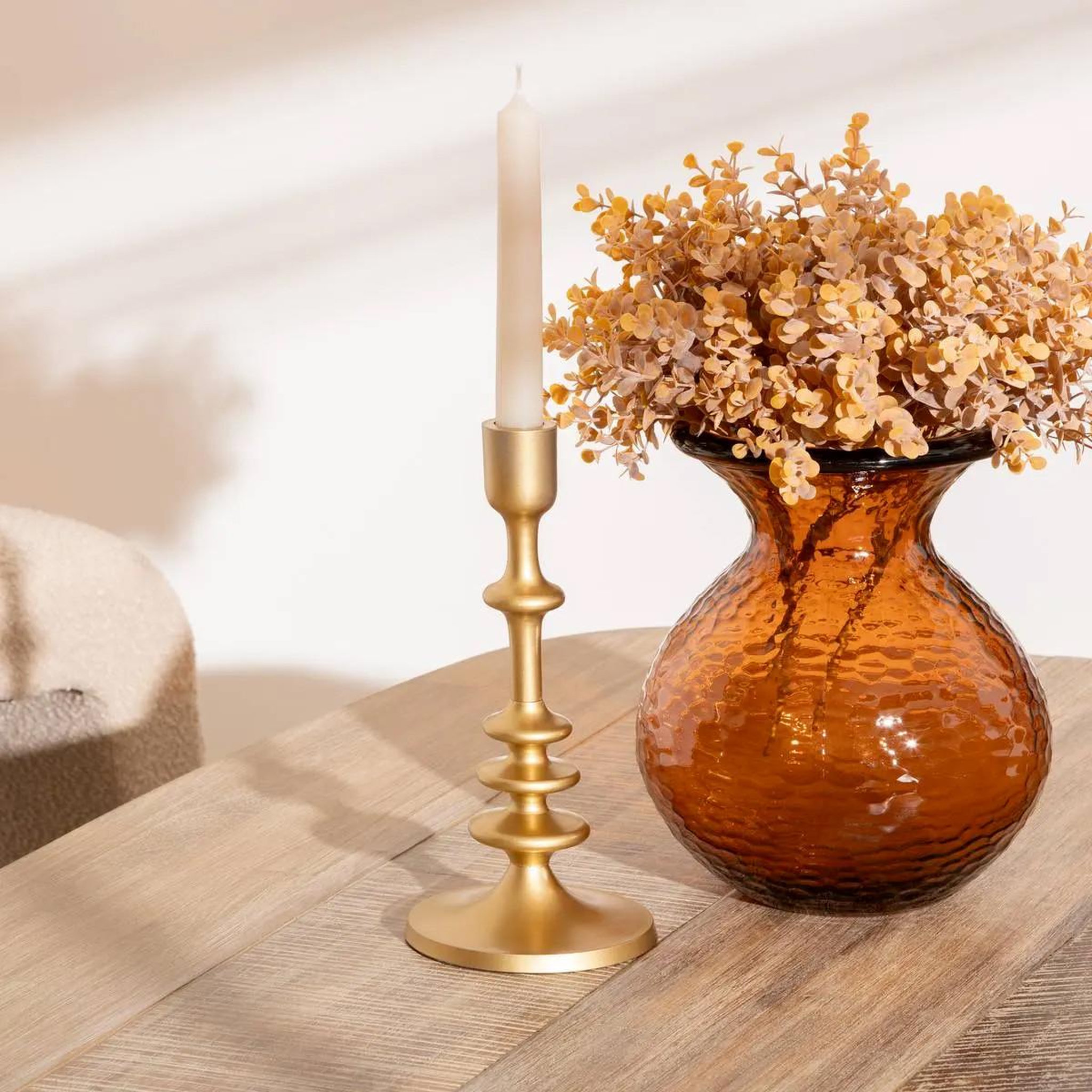 Voir la diapositive 2 : ATMOSPHERA Chandelier en métal design  feel  26cm or