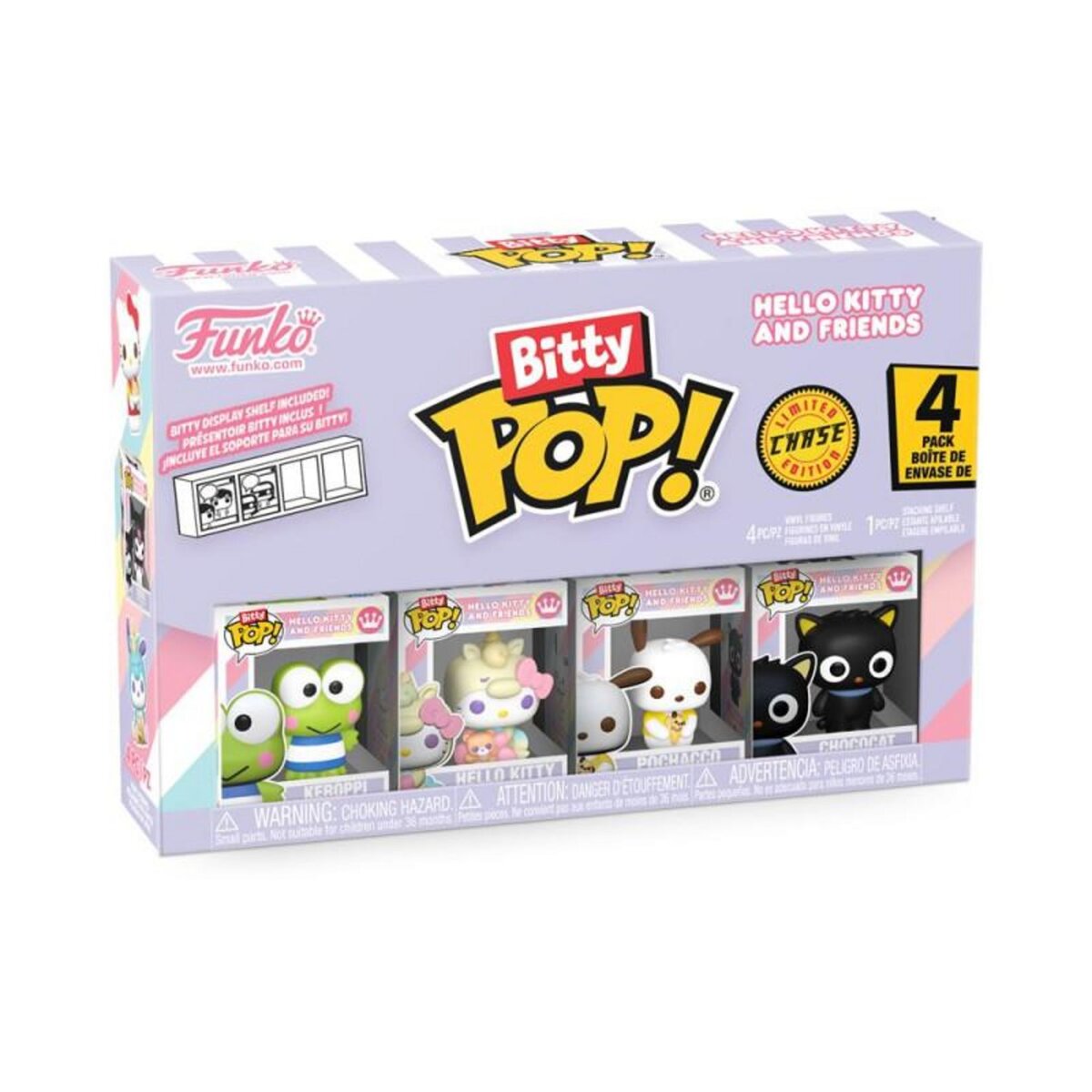 Funko Pack de 4 Figurines Funko Bitty Pop Hello Kitty and Friends Keroppi