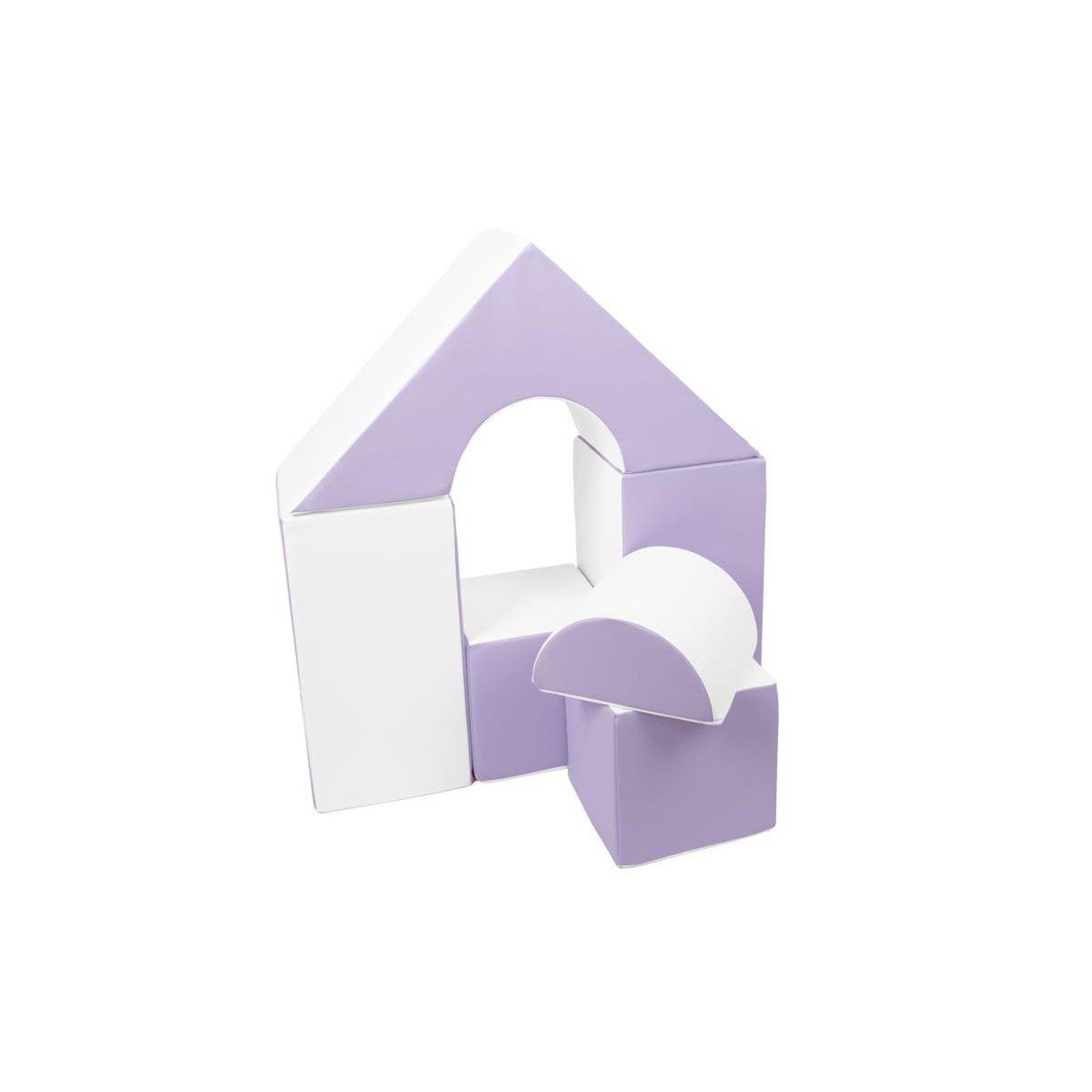 VELINDA Petit château - lot de 11 blocs mousse lilas