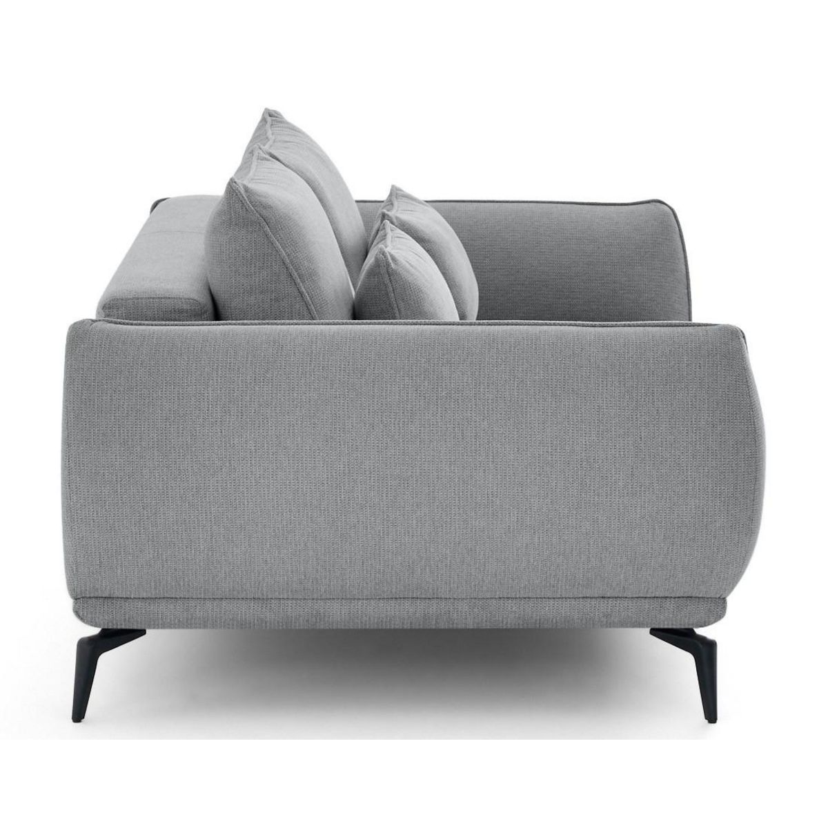 LISA DESIGN Arica - canapé droit 2 places en tissu texturé