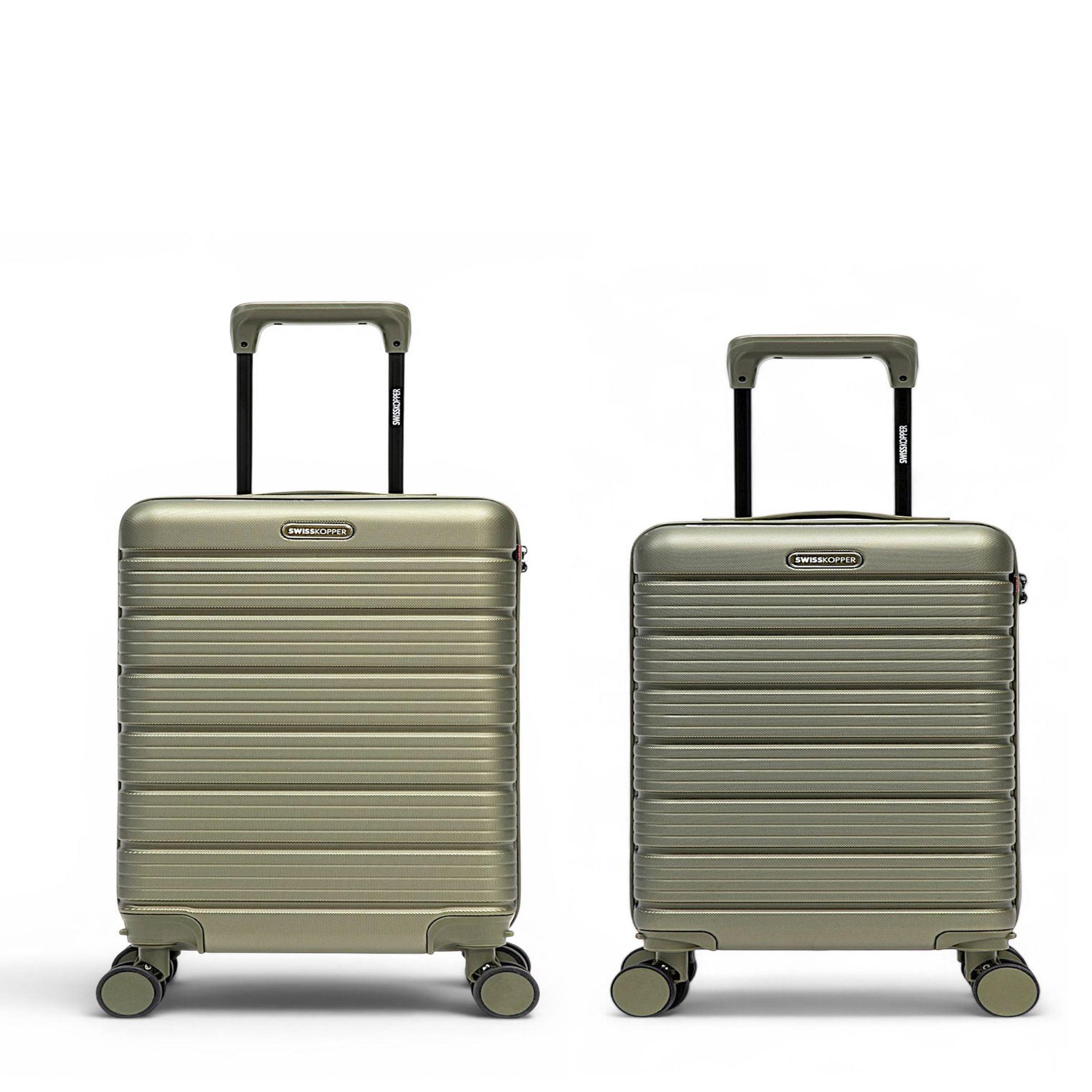 SWISS KOPPER Lot de 2 Valises Rigides Cabine et Cabine XS LUGANO