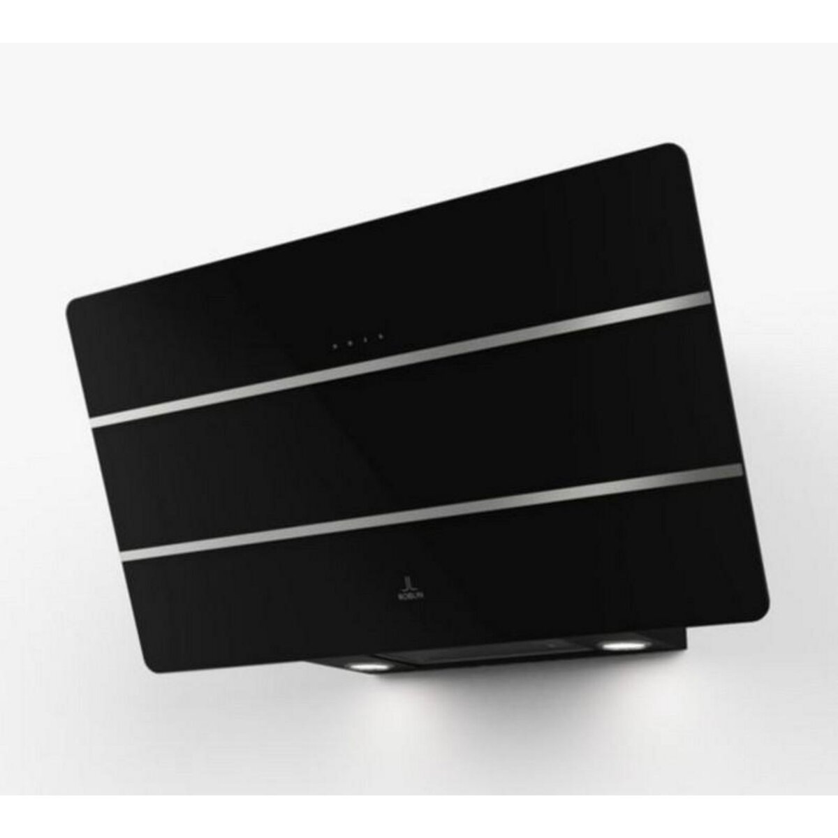 ROBLIN Hotte décorative inclinée 80cm 580m3/h noir - 5629997