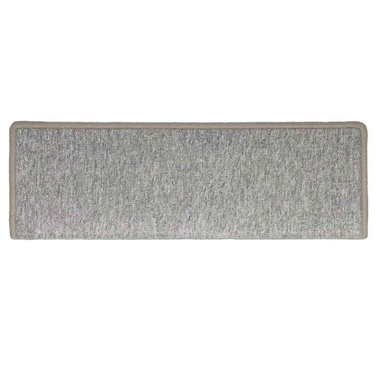 VIDAXL Tapis d'escalier 30 pcs 65x21x4 cm Gris clair