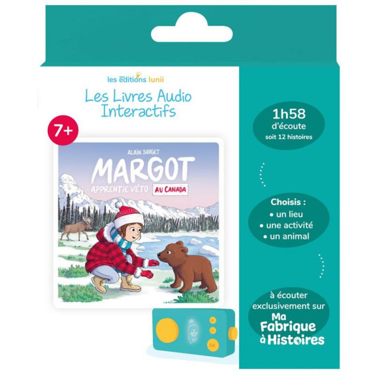 Lunii Jeu éducatif Lunii Margot Apprentie véto au Canada