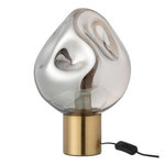 Paris Prix Lampe à Poser Design  Kerri  38cm Gris