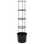 Voir la diapositive 4 : VIDAXL Jardiniere a tomate Anthracite Ø29,5x115 cm Polypropylene