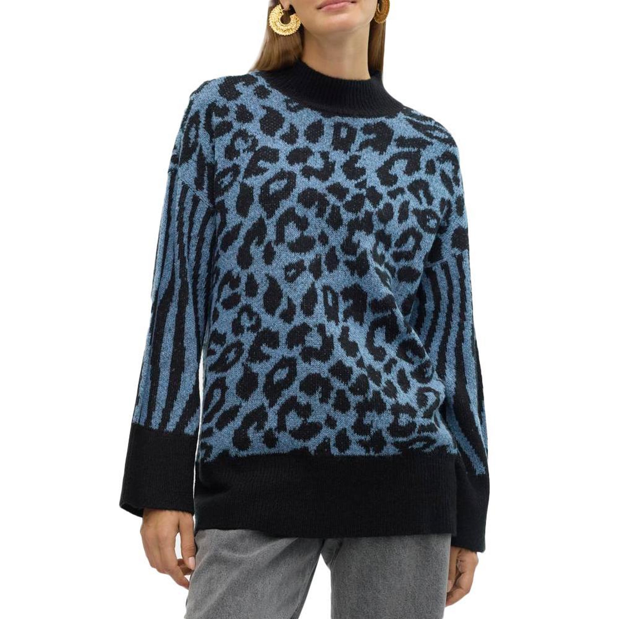 Voir la diapositive 1 : Vero Moda Pull Noir/Bleu Femme Vero Moda Mars