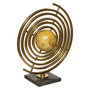 Voir la diapositive 1 : ATMOSPHERA Globe Déco Vintage  Sandy  37cm Or