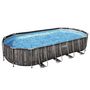 Voir la diapositive 3 : BESTWAY Bestway Ensemble de piscine ovale 7,32x3,66x1,22 m