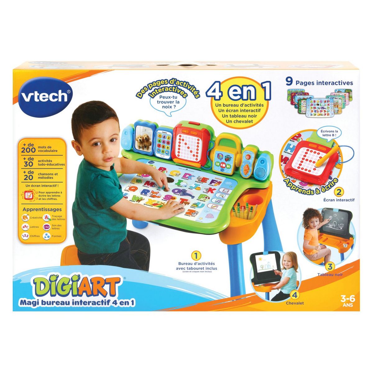 VTECH Magi bureau interactif 4 en 1