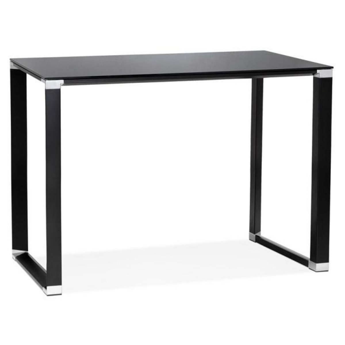 Paris Prix Bureau Design en Verre  Zaho  140cm Noir