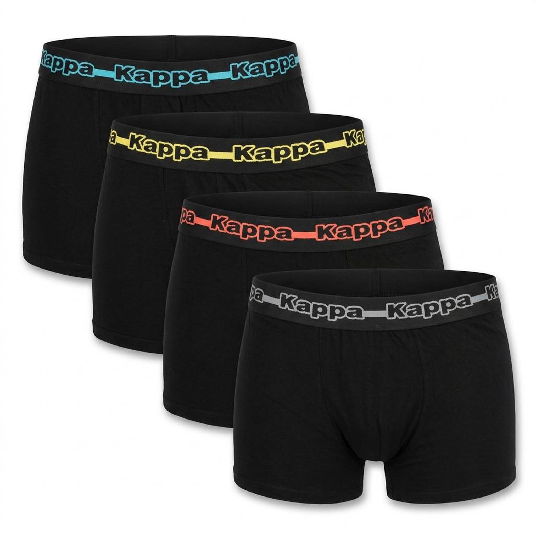 Voir la diapositive 1 : KAPPA KAPPA Boxers Homme Pack de 4 (Lot) - Coton, Coffret Cadeau