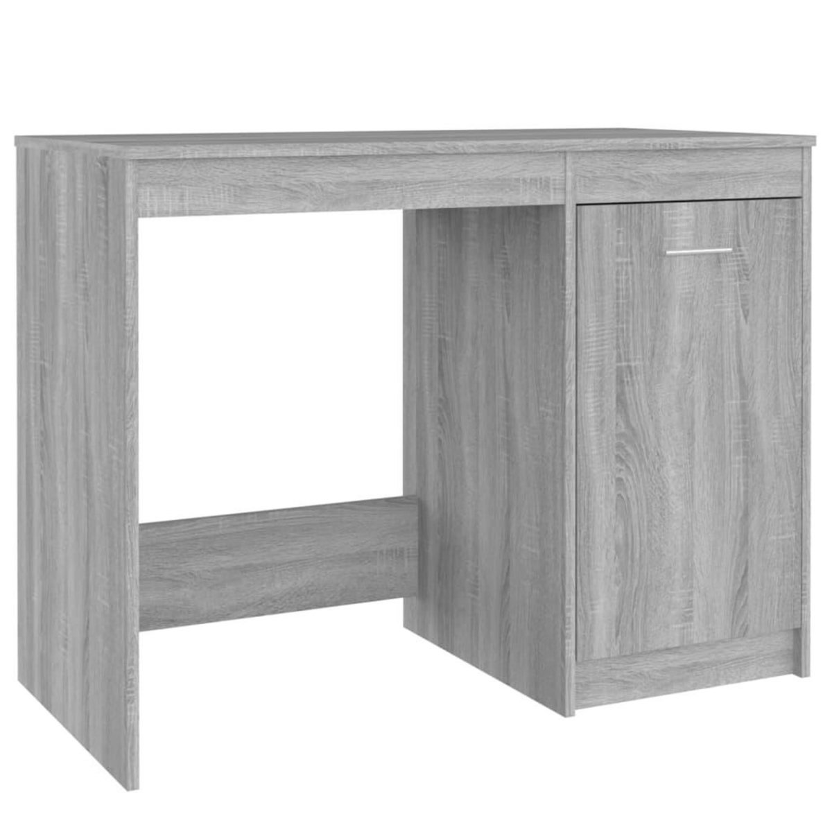 VIDAXL Bureau Sonoma gris 100x50x76 cm Bois d'ingenierie