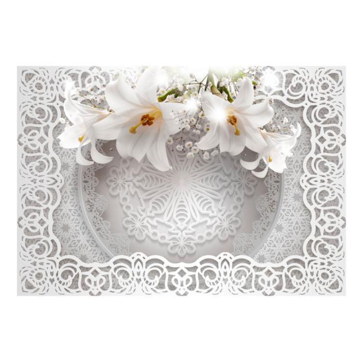 Paris Prix Papier Peint  Lilies & Ornaments