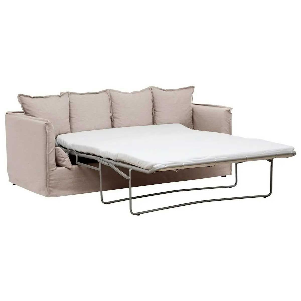 ATMOSPHERA Canapé Convertible  Odilon  200cm Beige Lin