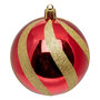 Voir la diapositive 4 : ATMOSPHERA Lot de 60 Boules de Noël  Rena  8cm Rouge & Doré