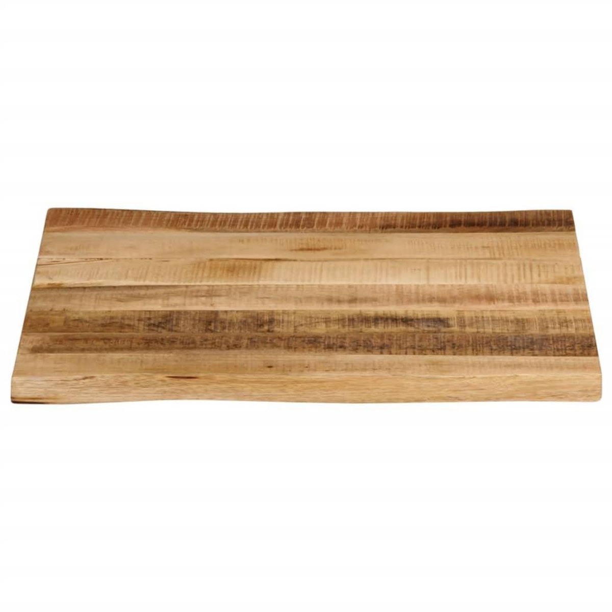 VIDAXL Dessus de table bord vivant 60x60x2,5 cm bois de manguier brut