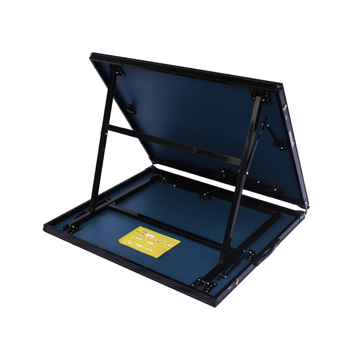 SWEEEK Table de ping pong d'intérieur médium avec 2 raquettes et 3 balles