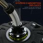 Voir la diapositive 6 : HOMCOM Punching ball sur pied hauteur réglable H.147 -165cm - ressort central, socle ventouses - bleu blanc rouge