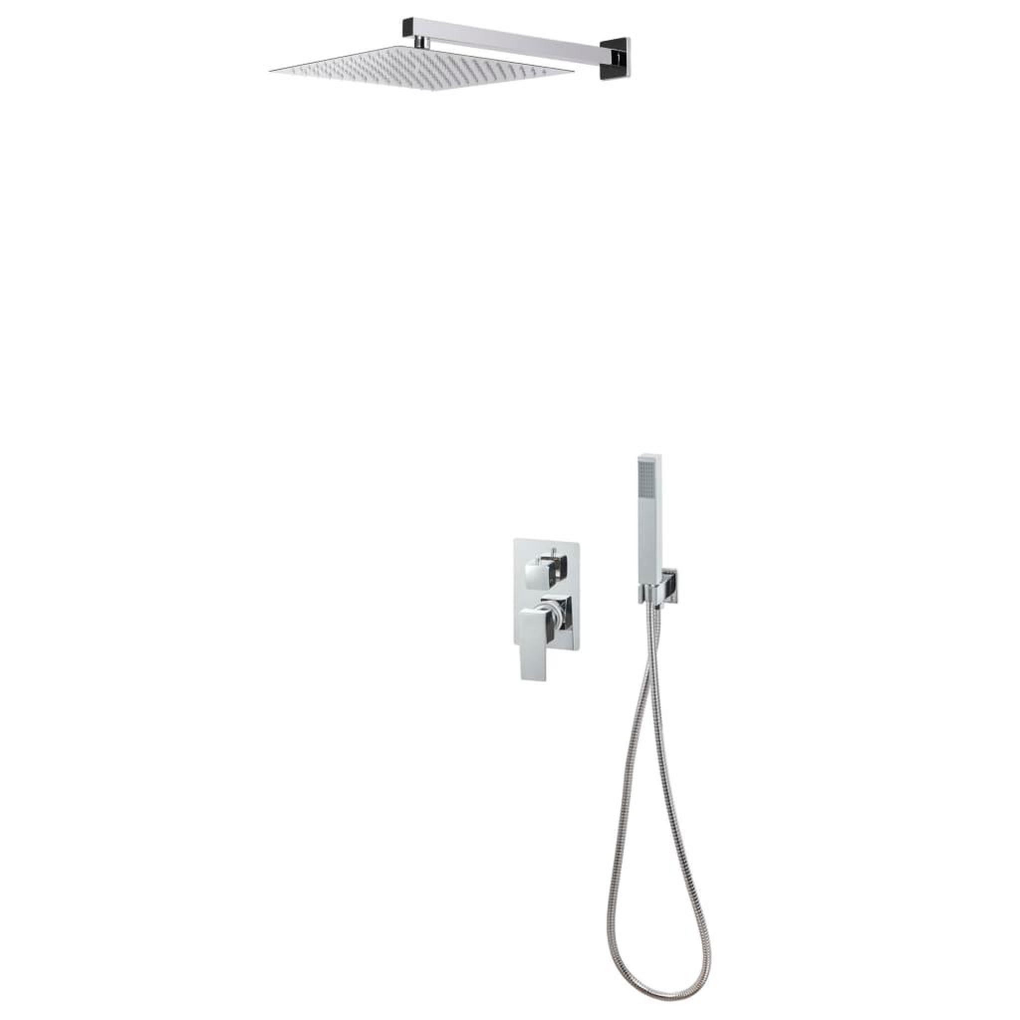 Voir la diapositive 1 : VIDAXL Systeme de douche Acier inoxydable 201 Argente