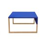 Paris Prix Table Basse Design en Bois  Cubis  60cm Bleu